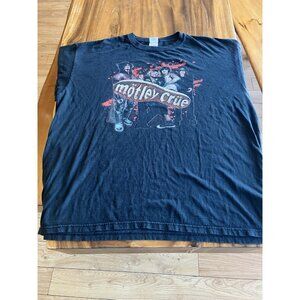 Vintage Motley Crue Tour Shirt Size 2XL Band Tee Carnival of Sins Anvil Tag 2006